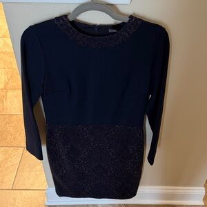 Doncaster Collection Navy /Glitter Dress - BEAUTIFUL